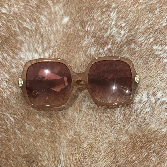 Chloe Oversized Brown Tint Square Sunglasses Chloé Eyewear geometric-frame Sunglasses | Brown | FARFETCH BH main image 2